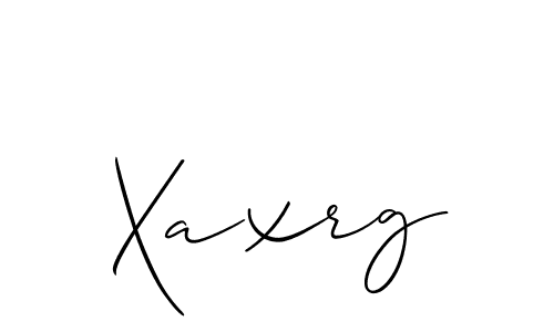 You should practise on your own different ways (Allison_Script) to write your name (Xaxrg) in signature. don't let someone else do it for you. Xaxrg signature style 2 images and pictures png