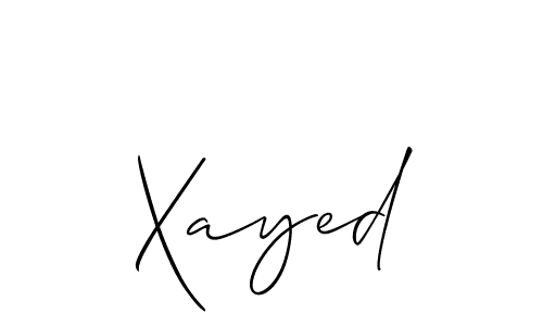 Also You can easily find your signature by using the search form. We will create Xayed name handwritten signature images for you free of cost using Allison_Script sign style. Xayed signature style 2 images and pictures png