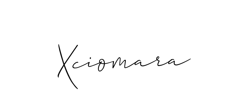 It looks lik you need a new signature style for name Xciomara. Design unique handwritten (Allison_Script) signature with our free signature maker in just a few clicks. Xciomara signature style 2 images and pictures png