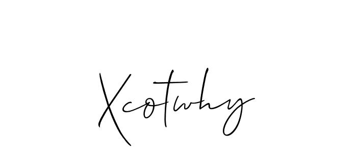 You should practise on your own different ways (Allison_Script) to write your name (Xcotwhy) in signature. don't let someone else do it for you. Xcotwhy signature style 2 images and pictures png