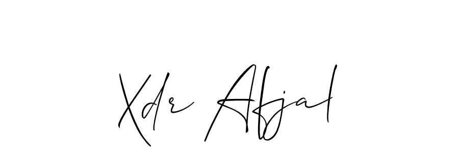 Best and Professional Signature Style for Xdr Afjal. Allison_Script Best Signature Style Collection. Xdr Afjal signature style 2 images and pictures png