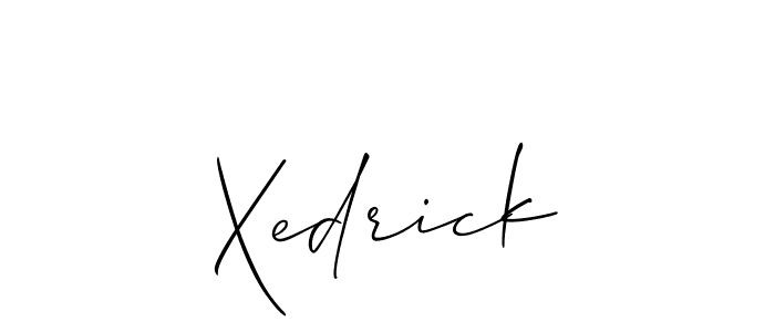 You should practise on your own different ways (Allison_Script) to write your name (Xedrick) in signature. don't let someone else do it for you. Xedrick signature style 2 images and pictures png