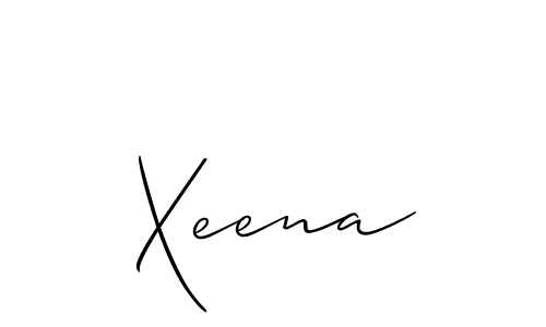Also we have Xeena name is the best signature style. Create professional handwritten signature collection using Allison_Script autograph style. Xeena signature style 2 images and pictures png