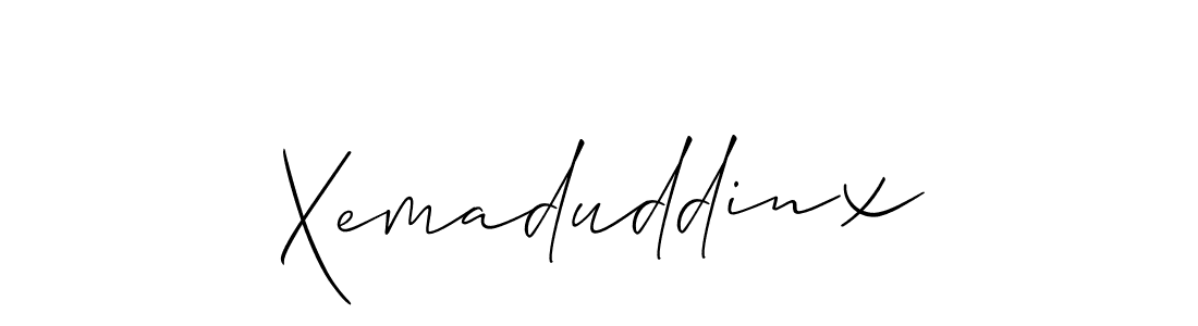 Best and Professional Signature Style for Xemaduddinx. Allison_Script Best Signature Style Collection. Xemaduddinx signature style 2 images and pictures png