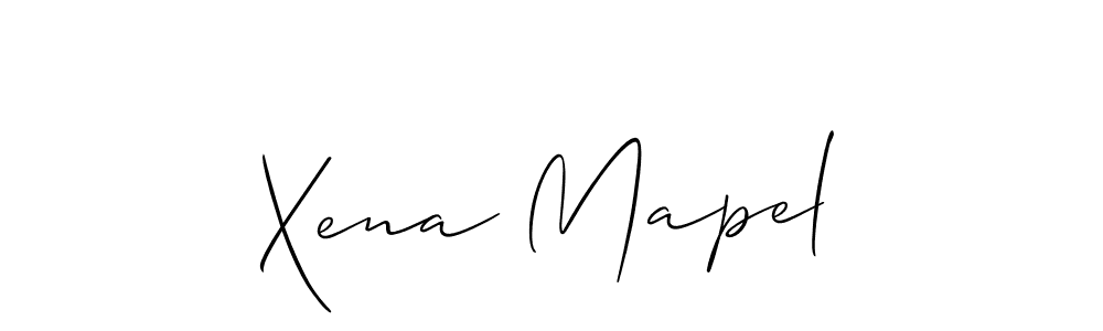 Make a short Xena Mapel signature style. Manage your documents anywhere anytime using Allison_Script. Create and add eSignatures, submit forms, share and send files easily. Xena Mapel signature style 2 images and pictures png