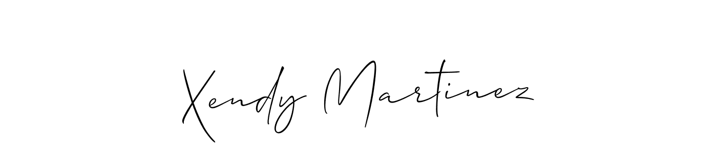 This is the best signature style for the Xendy Martinez name. Also you like these signature font (Allison_Script). Mix name signature. Xendy Martinez signature style 2 images and pictures png