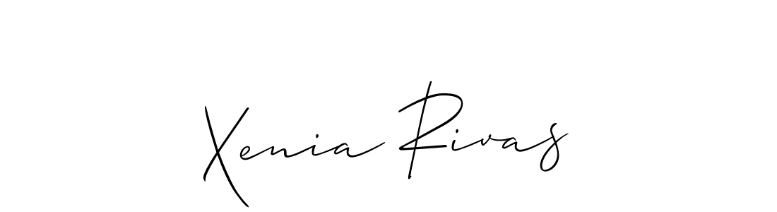 It looks lik you need a new signature style for name Xenia Rivas. Design unique handwritten (Allison_Script) signature with our free signature maker in just a few clicks. Xenia Rivas signature style 2 images and pictures png