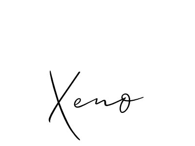 The best way (Allison_Script) to make a short signature is to pick only two or three words in your name. The name Xeno include a total of six letters. For converting this name. Xeno signature style 2 images and pictures png