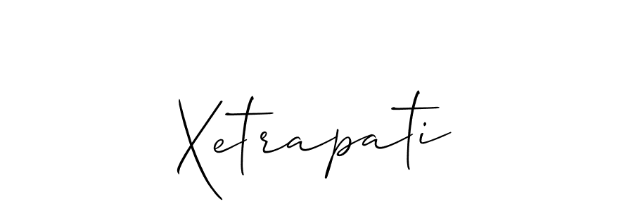 if you are searching for the best signature style for your name Xetrapati. so please give up your signature search. here we have designed multiple signature styles  using Allison_Script. Xetrapati signature style 2 images and pictures png