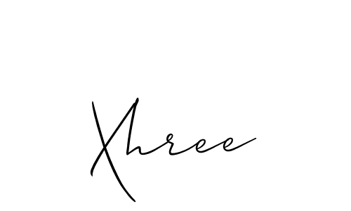 Make a beautiful signature design for name Xhree. Use this online signature maker to create a handwritten signature for free. Xhree signature style 2 images and pictures png