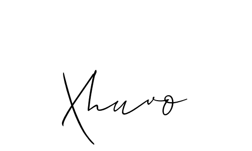 Once you've used our free online signature maker to create your best signature Allison_Script style, it's time to enjoy all of the benefits that Xhuvo name signing documents. Xhuvo signature style 2 images and pictures png