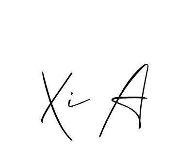 See photos of Xi A official signature by Spectra . Check more albums & portfolios. Read reviews & check more about Allison_Script font. Xi A signature style 2 images and pictures png