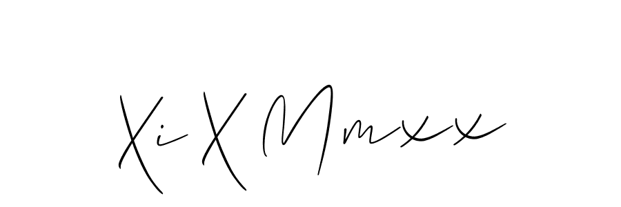How to Draw Xi X Mmxx signature style? Allison_Script is a latest design signature styles for name Xi X Mmxx. Xi X Mmxx signature style 2 images and pictures png