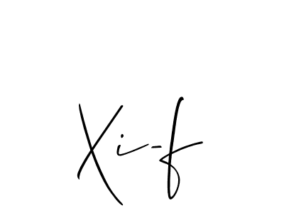 Make a beautiful signature design for name Xi-f. Use this online signature maker to create a handwritten signature for free. Xi-f signature style 2 images and pictures png