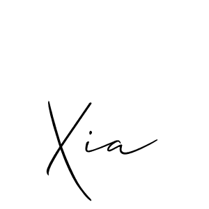 The best way (Allison_Script) to make a short signature is to pick only two or three words in your name. The name Xia include a total of six letters. For converting this name. Xia signature style 2 images and pictures png