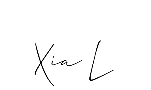 Also You can easily find your signature by using the search form. We will create Xia L name handwritten signature images for you free of cost using Allison_Script sign style. Xia L signature style 2 images and pictures png