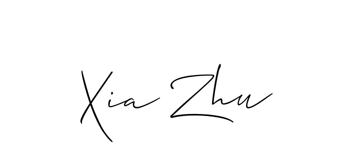 Once you've used our free online signature maker to create your best signature Allison_Script style, it's time to enjoy all of the benefits that Xia Zhu name signing documents. Xia Zhu signature style 2 images and pictures png