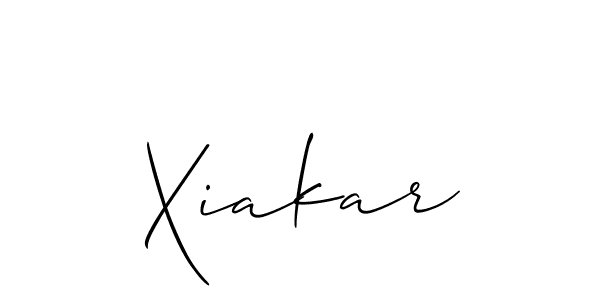 Also we have Xiakar name is the best signature style. Create professional handwritten signature collection using Allison_Script autograph style. Xiakar signature style 2 images and pictures png