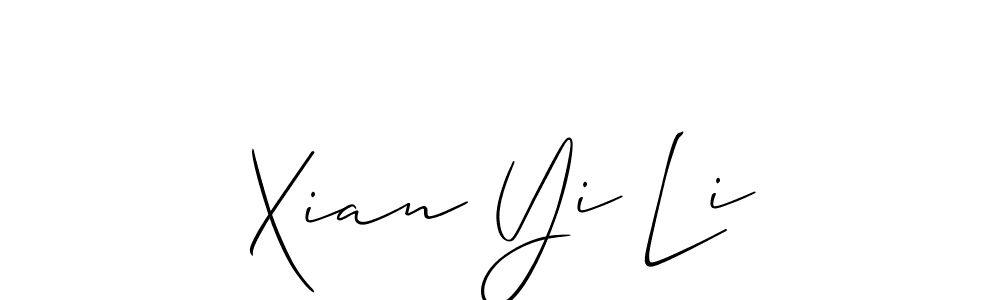 See photos of Xian Yi Li official signature by Spectra . Check more albums & portfolios. Read reviews & check more about Allison_Script font. Xian Yi Li signature style 2 images and pictures png