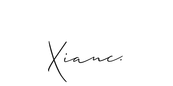 Make a beautiful signature design for name Xianc.. Use this online signature maker to create a handwritten signature for free. Xianc. signature style 2 images and pictures png