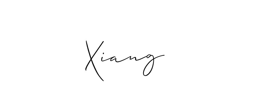 if you are searching for the best signature style for your name Xiang 翔. so please give up your signature search. here we have designed multiple signature styles  using Allison_Script. Xiang 翔 signature style 2 images and pictures png