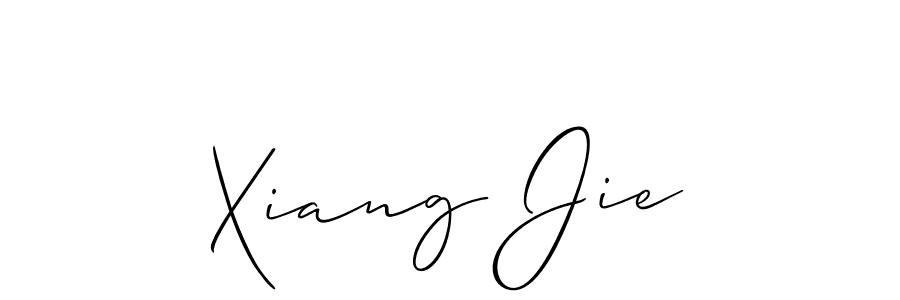 Also we have Xiang Jie name is the best signature style. Create professional handwritten signature collection using Allison_Script autograph style. Xiang Jie signature style 2 images and pictures png