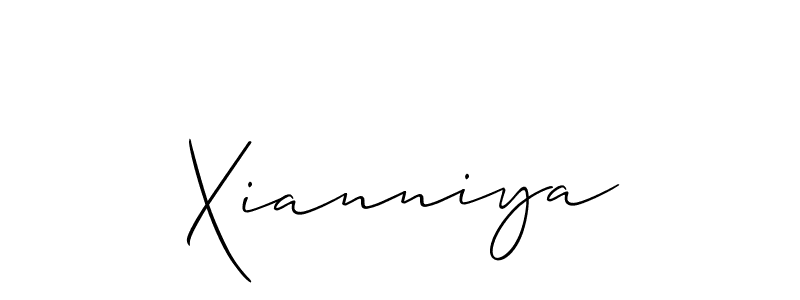 This is the best signature style for the Xianniya name. Also you like these signature font (Allison_Script). Mix name signature. Xianniya signature style 2 images and pictures png