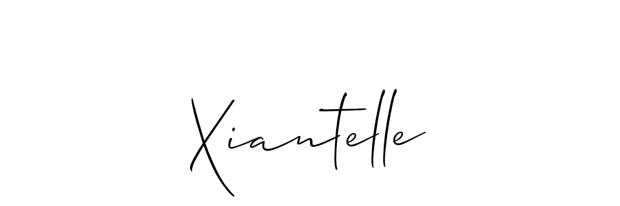 Allison_Script is a professional signature style that is perfect for those who want to add a touch of class to their signature. It is also a great choice for those who want to make their signature more unique. Get Xiantelle name to fancy signature for free. Xiantelle signature style 2 images and pictures png