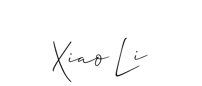Allison_Script is a professional signature style that is perfect for those who want to add a touch of class to their signature. It is also a great choice for those who want to make their signature more unique. Get Xiao Li name to fancy signature for free. Xiao Li signature style 2 images and pictures png