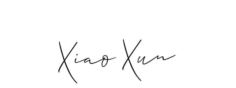 if you are searching for the best signature style for your name Xiao Xun. so please give up your signature search. here we have designed multiple signature styles  using Allison_Script. Xiao Xun signature style 2 images and pictures png