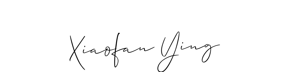 Here are the top 10 professional signature styles for the name Xiaofan Ying. These are the best autograph styles you can use for your name. Xiaofan Ying signature style 2 images and pictures png