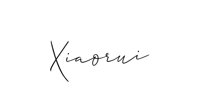 Similarly Allison_Script is the best handwritten signature design. Signature creator online .You can use it as an online autograph creator for name Xiaorui. Xiaorui signature style 2 images and pictures png