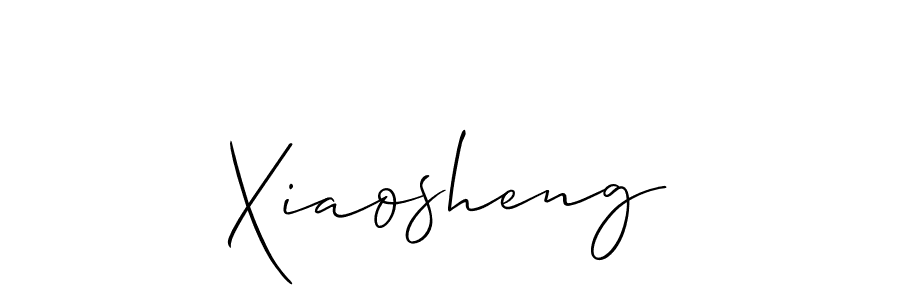 Also You can easily find your signature by using the search form. We will create Xiaosheng name handwritten signature images for you free of cost using Allison_Script sign style. Xiaosheng signature style 2 images and pictures png