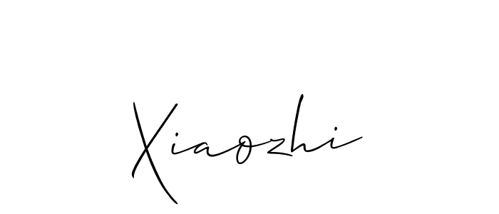 You should practise on your own different ways (Allison_Script) to write your name (Xiaozhi) in signature. don't let someone else do it for you. Xiaozhi signature style 2 images and pictures png