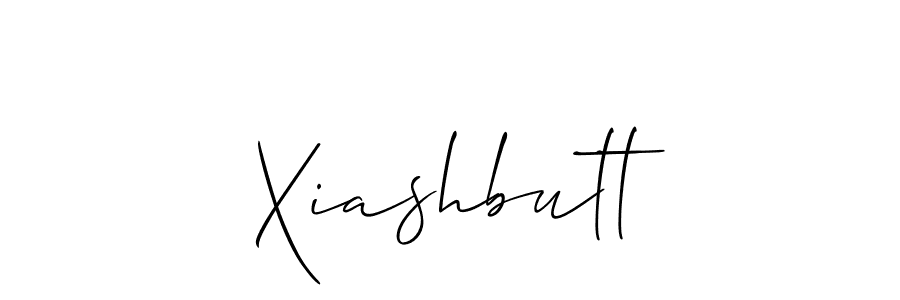 if you are searching for the best signature style for your name Xiashbutt. so please give up your signature search. here we have designed multiple signature styles  using Allison_Script. Xiashbutt signature style 2 images and pictures png