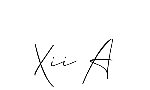 Create a beautiful signature design for name Xii A. With this signature (Allison_Script) fonts, you can make a handwritten signature for free. Xii A signature style 2 images and pictures png