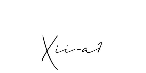 Similarly Allison_Script is the best handwritten signature design. Signature creator online .You can use it as an online autograph creator for name Xii-a1. Xii-a1 signature style 2 images and pictures png