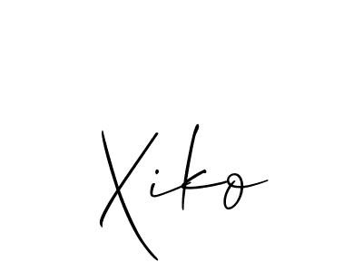 How to make Xiko name signature. Use Allison_Script style for creating short signs online. This is the latest handwritten sign. Xiko signature style 2 images and pictures png