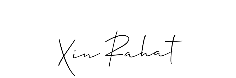 Here are the top 10 professional signature styles for the name Xin Rahat. These are the best autograph styles you can use for your name. Xin Rahat signature style 2 images and pictures png