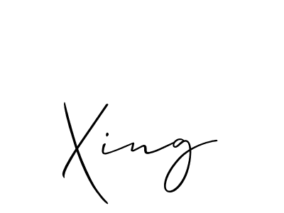 You should practise on your own different ways (Allison_Script) to write your name (Xing) in signature. don't let someone else do it for you. Xing signature style 2 images and pictures png