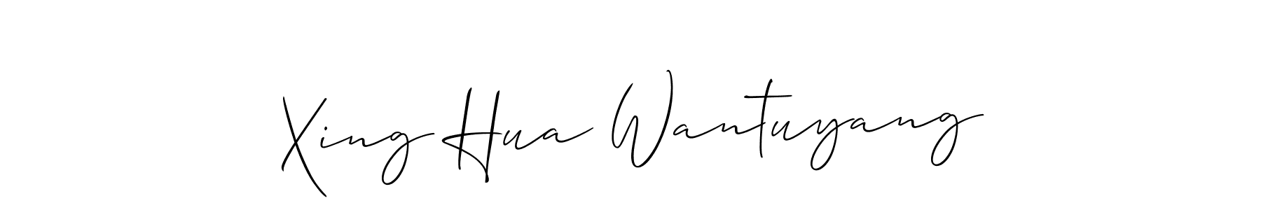 Once you've used our free online signature maker to create your best signature Allison_Script style, it's time to enjoy all of the benefits that Xing Hua Wantuyang name signing documents. Xing Hua Wantuyang signature style 2 images and pictures png