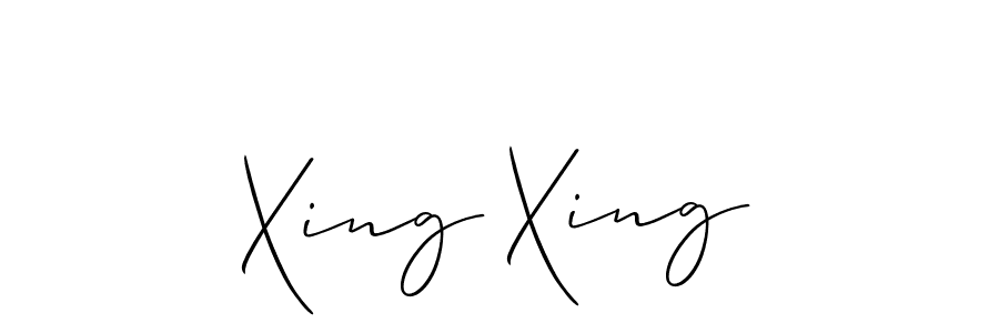 Use a signature maker to create a handwritten signature online. With this signature software, you can design (Allison_Script) your own signature for name Xing Xing. Xing Xing signature style 2 images and pictures png