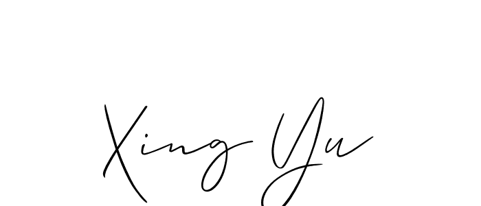 Make a short Xing Yu signature style. Manage your documents anywhere anytime using Allison_Script. Create and add eSignatures, submit forms, share and send files easily. Xing Yu signature style 2 images and pictures png