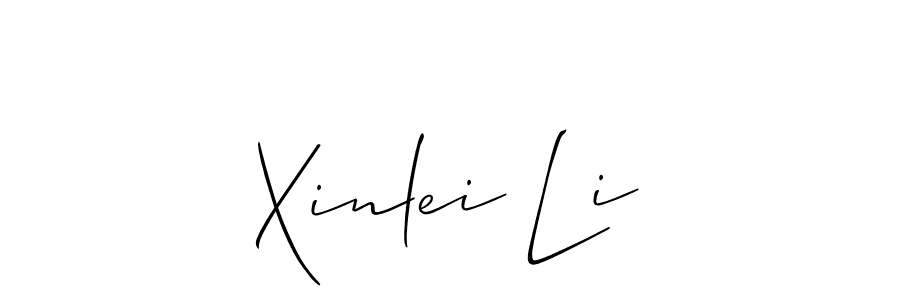 Use a signature maker to create a handwritten signature online. With this signature software, you can design (Allison_Script) your own signature for name Xinlei Li. Xinlei Li signature style 2 images and pictures png