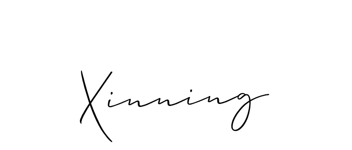 How to make Xinning name signature. Use Allison_Script style for creating short signs online. This is the latest handwritten sign. Xinning signature style 2 images and pictures png