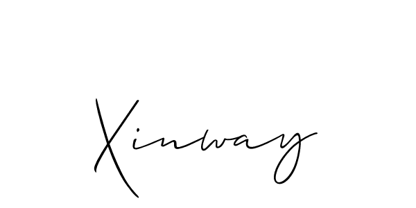 It looks lik you need a new signature style for name Xinway. Design unique handwritten (Allison_Script) signature with our free signature maker in just a few clicks. Xinway signature style 2 images and pictures png