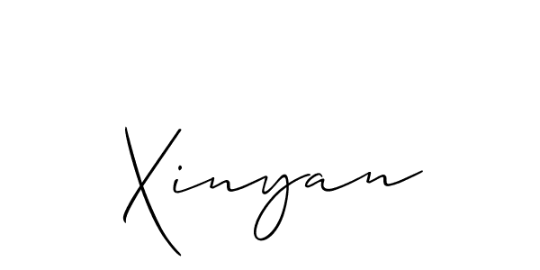 The best way (Allison_Script) to make a short signature is to pick only two or three words in your name. The name Xinyan include a total of six letters. For converting this name. Xinyan signature style 2 images and pictures png
