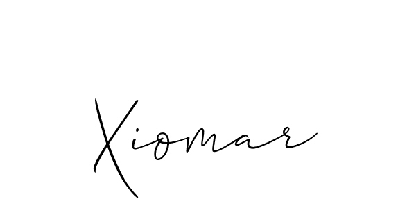 Best and Professional Signature Style for Xiomar. Allison_Script Best Signature Style Collection. Xiomar signature style 2 images and pictures png