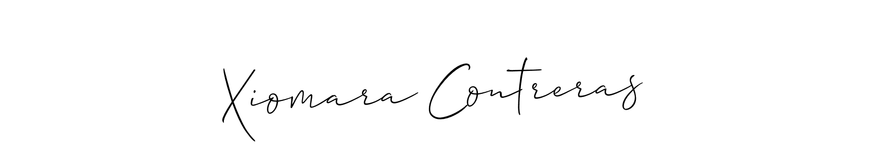 Design your own signature with our free online signature maker. With this signature software, you can create a handwritten (Allison_Script) signature for name Xiomara Contreras. Xiomara Contreras signature style 2 images and pictures png