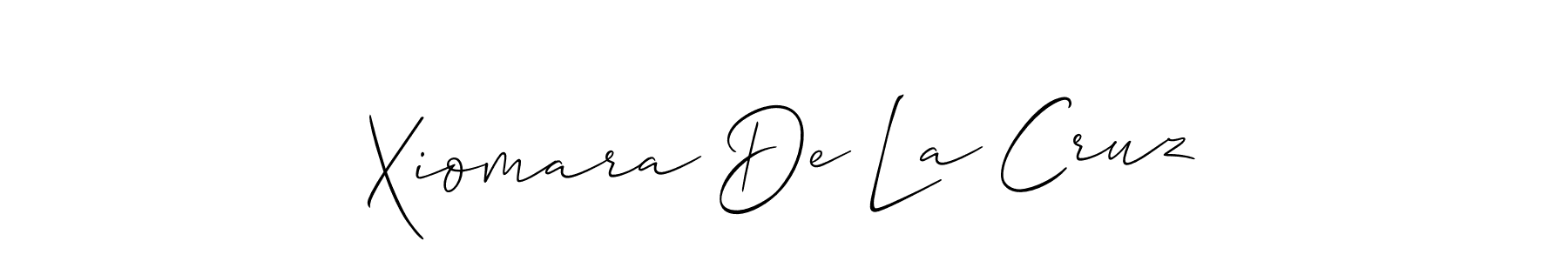 Once you've used our free online signature maker to create your best signature Allison_Script style, it's time to enjoy all of the benefits that Xiomara De La Cruz name signing documents. Xiomara De La Cruz signature style 2 images and pictures png